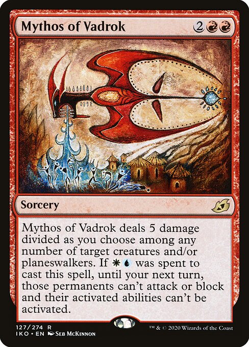 Mythos of Vadrok IKO-127 Rare Near Mint Englisch