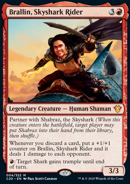 Brallin, Himmelshai-Reiter C20-4 Mythic Near Mint Englisch Foil