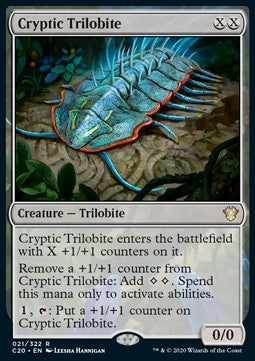 Kryptischer Trilobit C20-21 Rare Near Mint Deutsch