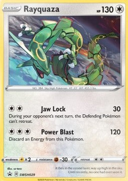 Rayquaza SWSH-029 Promo Excellent Deutsch