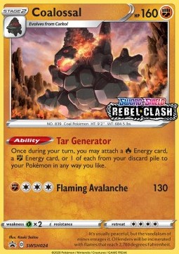 Coalossal SWSH-024 Promo Near Mint Englisch