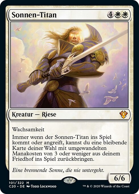 Sonnen-Titan C20-101 Mythic Near Mint Deutsch