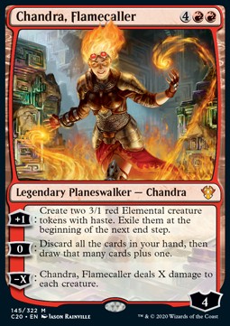 Chandra die Flammenruferin C20-145 Mythic Excellent Deutsch