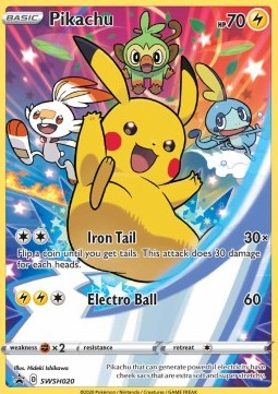 Pikachu SWSH-020 Promo Poor Deutsch