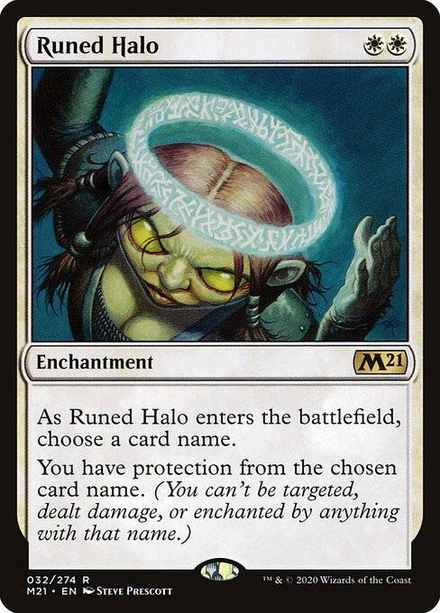Runed Halo M21-32 Rare Excellent Englisch