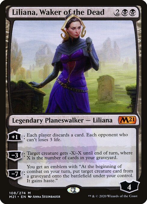 Liliana, Erweckerin der Toten M21-108 Mythic Excellent Englisch