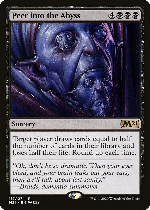 Peer into the Abyss M21-117 Rare Near Mint Englisch