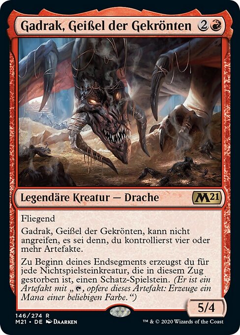 Gadrak, Geißel der Gekrönten M21-146 Rare Excellent Deutsch