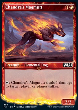 Chandras Magmaköter XM21-303 Common Near Mint Englisch Foil