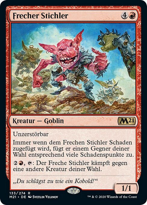 Frecher Stichler M21-133 Rare Excellent Deutsch