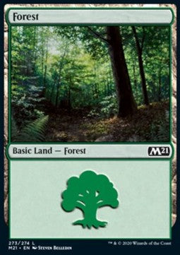 Wald (V.2) M21-273 Land Near Mint Englisch Foil