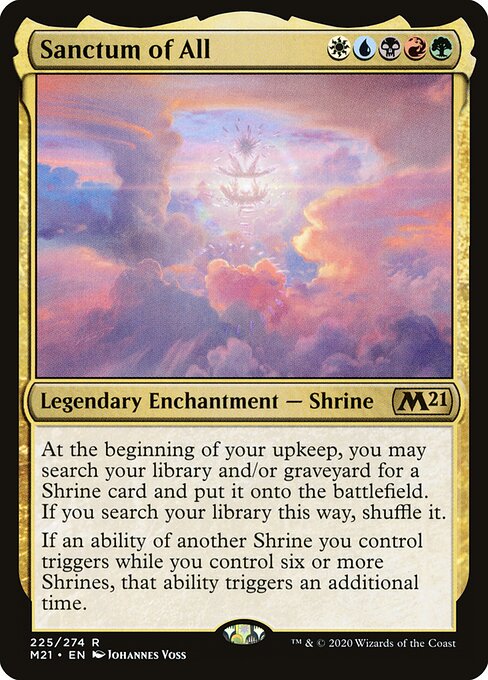 Sanctum of All M21-225 Rare Excellent Englisch