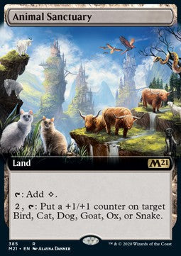 Tierschutzgebiet XM21-385 Rare Excellent Englisch Foil
