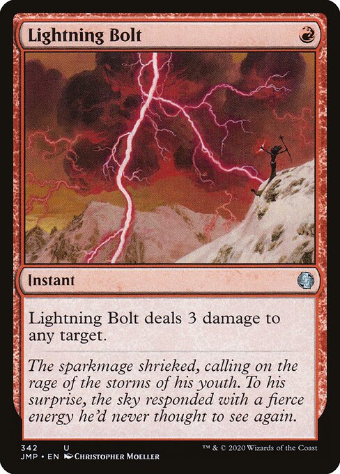 Lightning Bolt JMP-342 Uncommon Near Mint Englisch