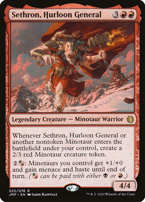 Sethron, Hurloon General JMP-25 Rare Excellent Englisch