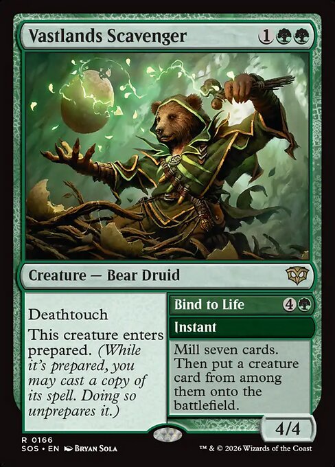 Vastlands Scavenger // Bind to Life - Back Face