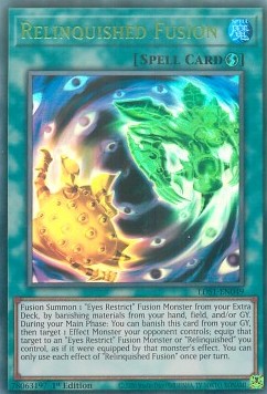 Relinquished Fusion (V.2) LDS1-EN049 Ultra Rare Excellent Englisch 1. Auflage