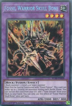Fossilkrieger Schädelknochen BLAR-008 Secret Rare Excellent Deutsch 1. Auflage