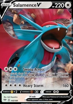 Salamence V DAA-143 Ultra Rare Excellent Deutsch