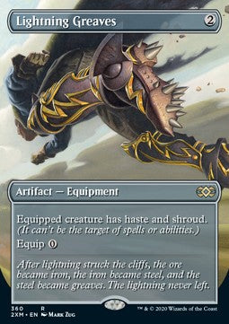 Beinschienen des Blitzes X2XM-360 Rare Excellent Englisch Foil