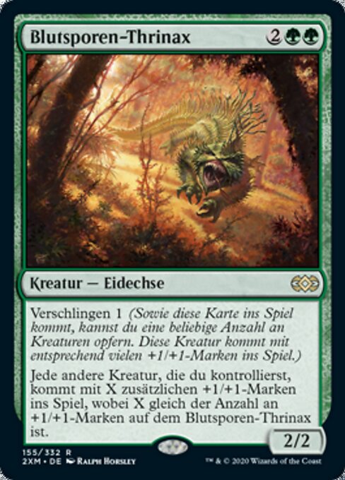 Blutsporen-Thrinax 2XM-155 Rare Excellent Deutsch