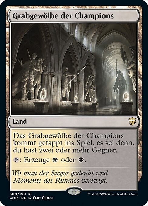 Grabgewölbe der Champions CMR-360 Rare Excellent Deutsch Foil