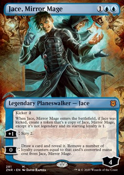 Jace der Spiegelmagier XZNR-281 Mythic Excellent Deutsch Foil