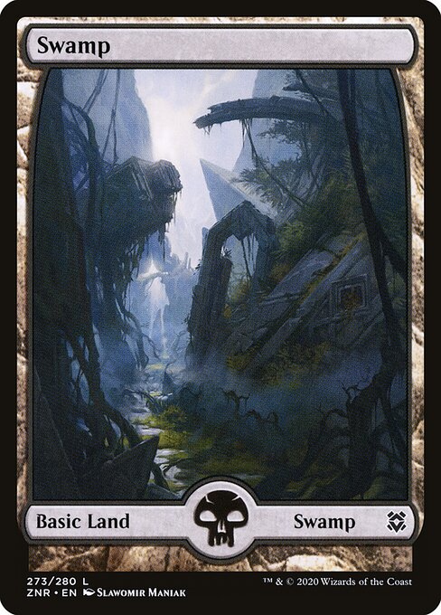 Swamp ZNR-273 Land Excellent Englisch Foil