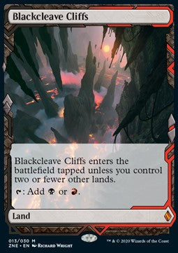 Schwarzspaltenklippen ZNE-13 Mythic Excellent Englisch Foil