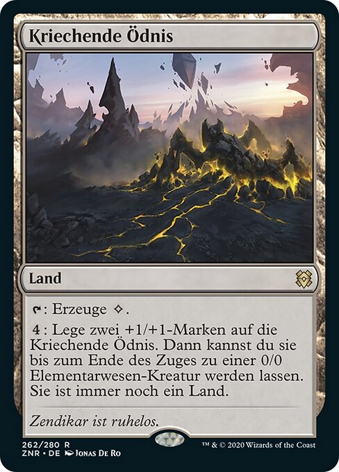 Kriechende Ödnis ZNR-262 Rare Near Mint Deutsch