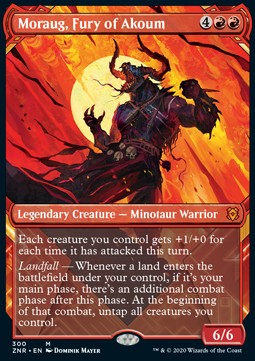 Moraug, Zorn von Akoum XZNR-300 Mythic Near Mint Deutsch Foil
