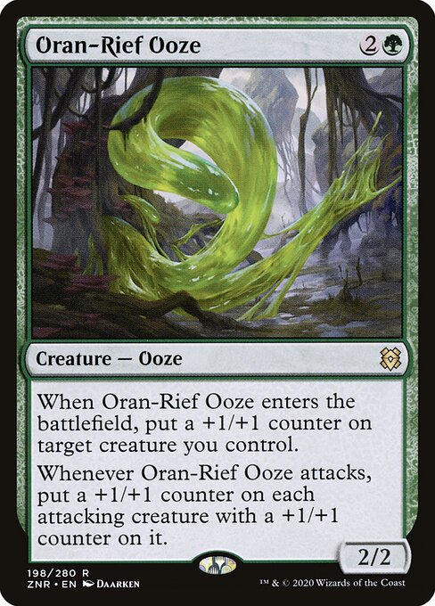 Oran-Rief Ooze ZNR-198 Rare Near Mint Englisch