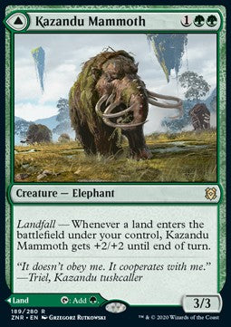 Kazandu-Mammut // Kazandu-Tal ZNR-189 Rare Excellent Englisch