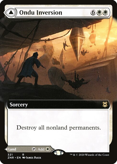 Ondu Inversion // Ondu Skyruins XZNR-321 Rare Excellent Englisch Foil