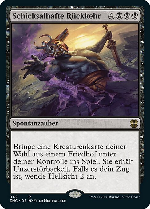 Schicksalhafte Rückkehr ZNC-42 Rare Near Mint Deutsch