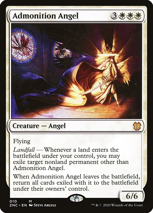 Admonition Angel ZNC-10 Excellent Englisch