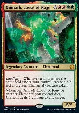 Omnath, der Sammelpunkt des Zorns ZNC-97 Mythic Near Mint Deutsch