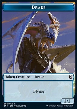 Drake Token (U 2/2) // Insect Token (G 1/1) XZNR-T 5/7 Token Excellent Englisch Foil