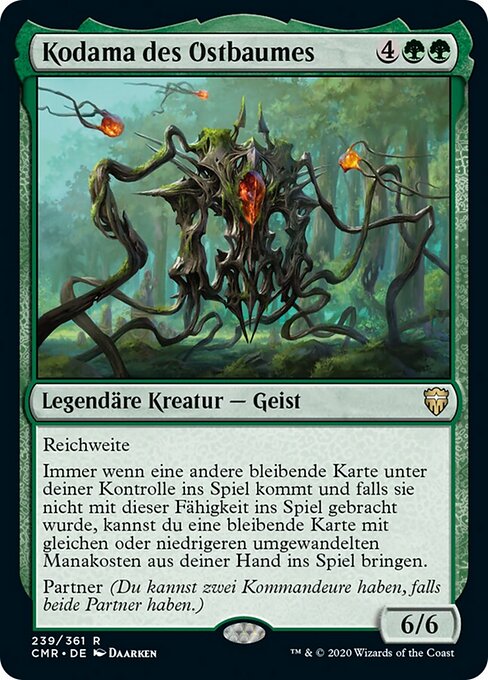 Kodama des Ostbaumes CMR-239 Rare Near Mint Deutsch