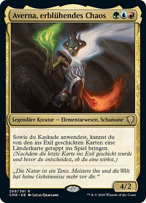 Averna, erblühendes Chaos CMR-269 Rare Near Mint Deutsch