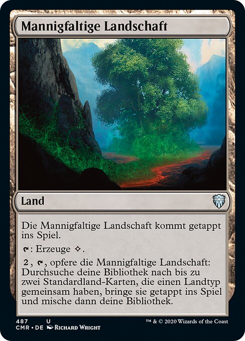 Mannigfaltige Landschaft (V.1) XCMR-487 Uncommon Near Mint Deutsch