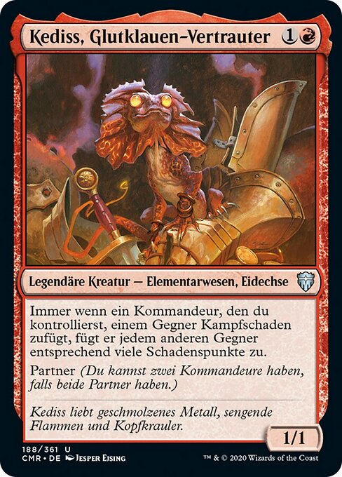 Kediss, Glutklauen-Vertrauter CMR-188 Uncommon Near Mint Deutsch
