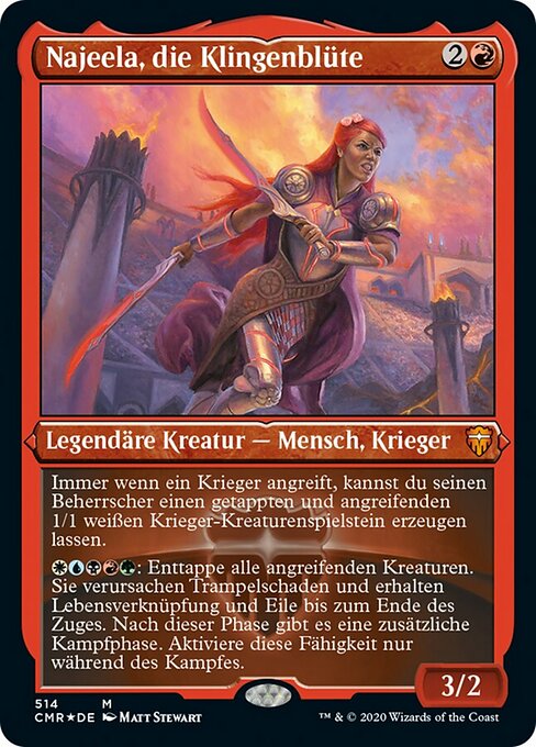 Najeela, die Klingenblüte XCMR-514 Mythic Near Mint Deutsch Foil