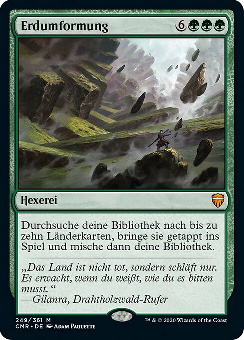 Erdumformung CMR-249 Mythic Near Mint Deutsch