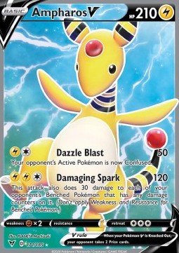 Ampharos V VIV-171 Ultra Rare Near Mint Deutsch