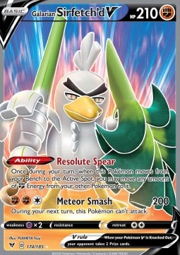 Galarian Sirfetch'd V VIV-174 Ultra Rare Near Mint Deutsch
