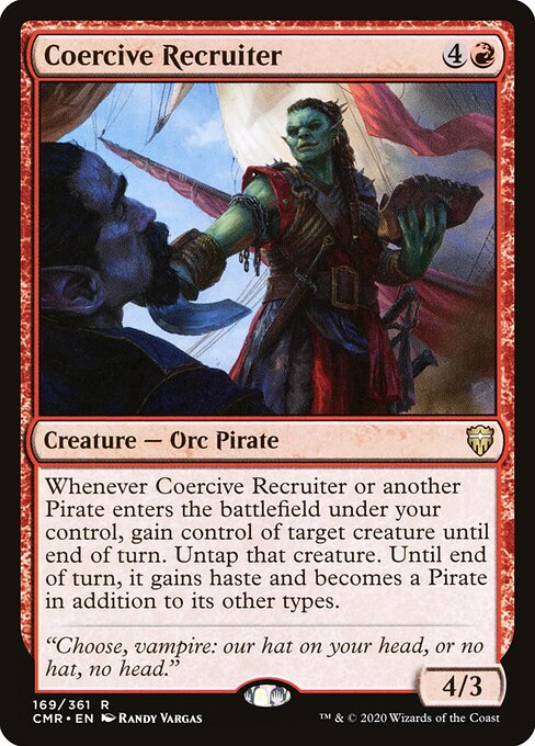 Coercive Recruiter CMR-169 Rare Excellent Englisch