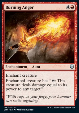 Brennende Wut CMR-166 Uncommon Near Mint Englisch Foil
