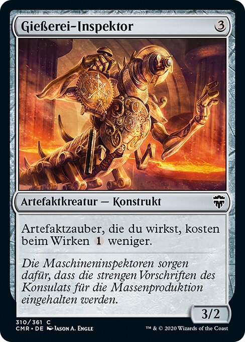 Gießerei-Inspektor CMR-310 Common Near Mint Deutsch Foil