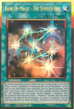 Rangsteigerungszauber - Der Siebente MAGO-DE049 Premium Gold Rare NM Deutsch 1. Auflage